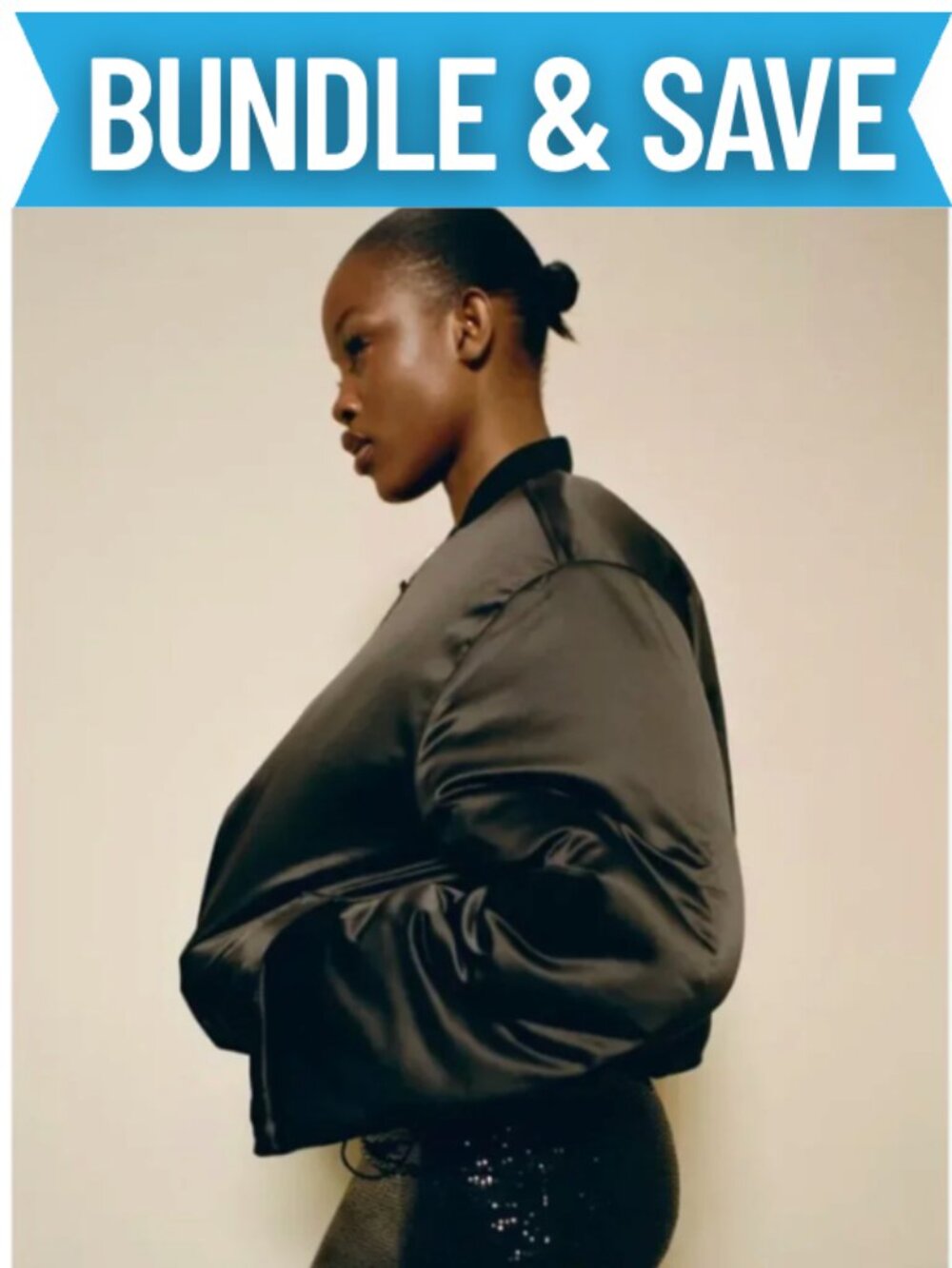 UO Dawn Satin Bomber Jacket